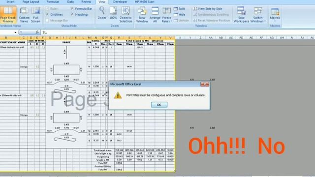 Print Title must be contiguous and complete rows Error смотреть онлайн