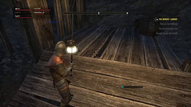 The Elder Scrolls Online Tamriel Unlimited Walkthrough (PS4): The Miner's Lament Part 1 смотреть онлайн