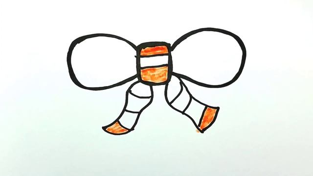 How to Draw Rainbow Bow !!! Easy Step by Step Drawing Tutorial. смотреть онлайн