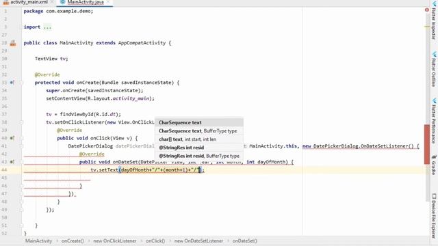 13 - Date Picker in Android смотреть онлайн