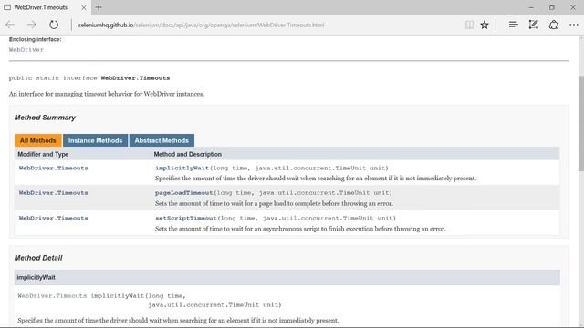 WebDriver Interface смотреть онлайн