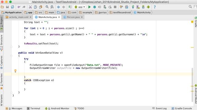 21 - Using Text Files Android смотреть онлайн