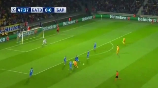 BATE Borisov 0-2 FC Barcelona (C1) Champions League 2015 смотреть онлайн