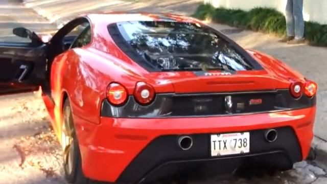 INSANE Ferrari 430 Scuderia loud start and light revs!!! смотреть онлайн