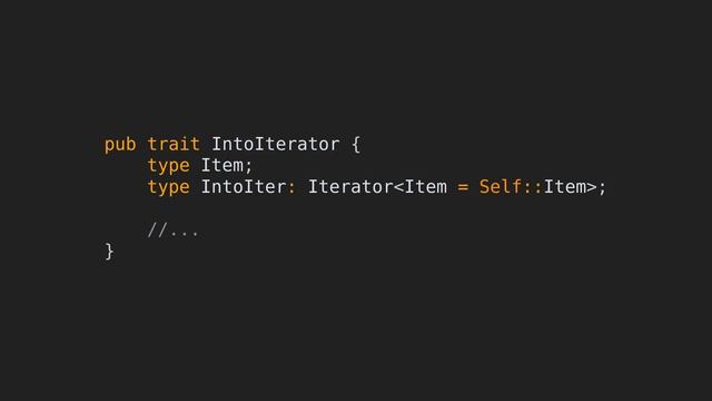 Rust: Associated types for Iterator implementations смотреть онлайн
