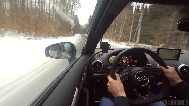 2018 Audi RS3 Facelift: Epic Mountain Road Drive, Sound and Acceleration смотреть онлайн