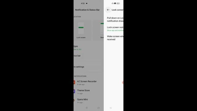 OPPO A57 Notification Setting Setup смотреть онлайн