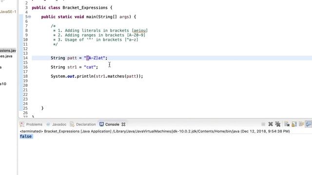 00072 Bracket Expressions in RegEx Regular Expressions: Learn How to Code Java Programming Course смотреть онлайн