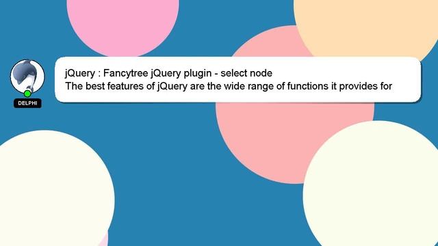 jQuery : Fancytree jQuery plugin - select node смотреть онлайн