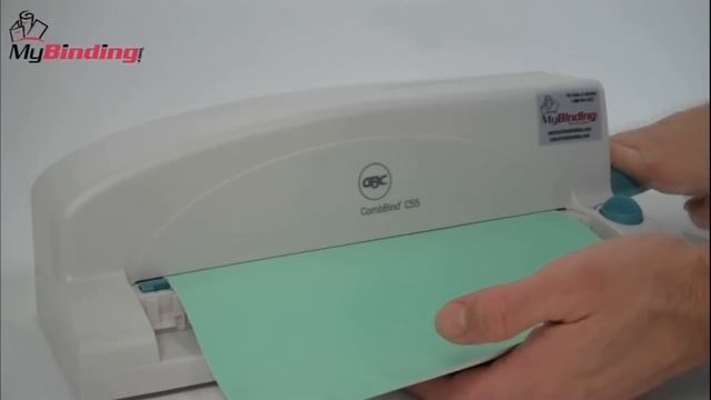 GBC CombBind C55 Comb Binding Machine Demo Video смотреть онлайн