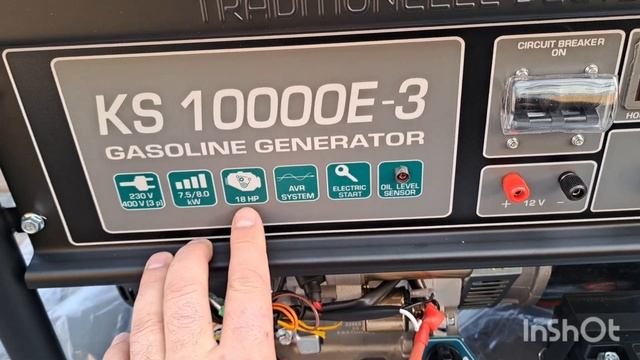 Генератор бензиновий.Könner & Söhnen KS 10000E-3 смотреть онлайн