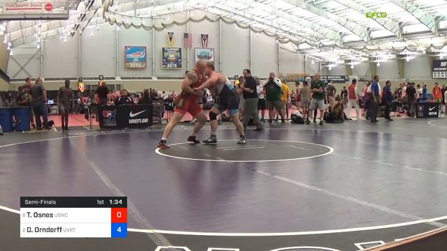 2018 UWW Cadet And U23 Nationals/U23 Greco-Roman 130 Semi-Finals - Trent Osnes (USMC) Vs. David Ta смотреть онлайн