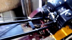 Запуск мотоблока каскад  с китайским двигателем lifan 6.5  на Ока нева Мб1