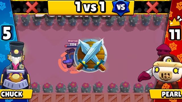 CHUCK vs PEARL | 1 vs 1 | Brawl Stars смотреть онлайн
