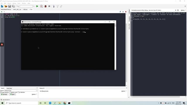 how to install numpy on Wing 101 IDE смотреть онлайн