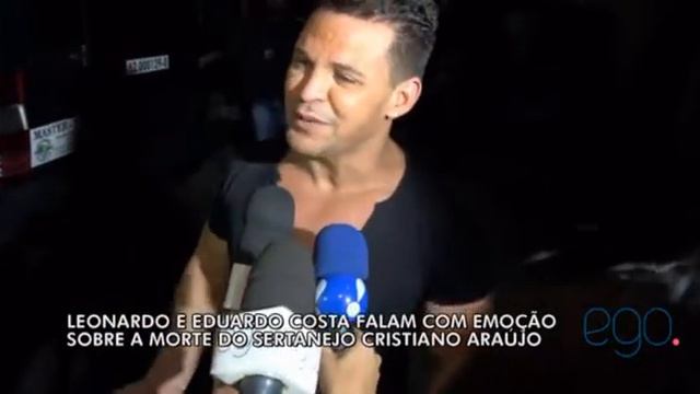 Leonardo e Eduardo Costa se emocionam com a morte de Cristiano Araújo смотреть онлайн