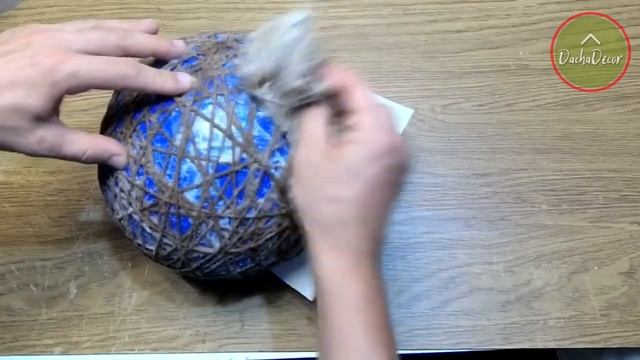 Люстра своими руками из ниток смотреть онлайн