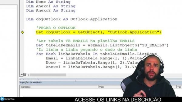 Como enviar e mails com anexos usando outlook no excel com VBA