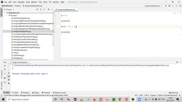 Assignment Operators in Python (Selenium Python - Session 45) смотреть онлайн
