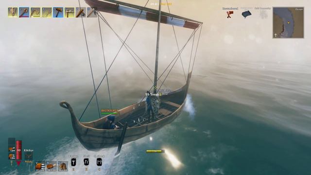 Valheim: Coop Karve Sailing Across The Ocean Part 2 - Gameplay смотреть онлайн