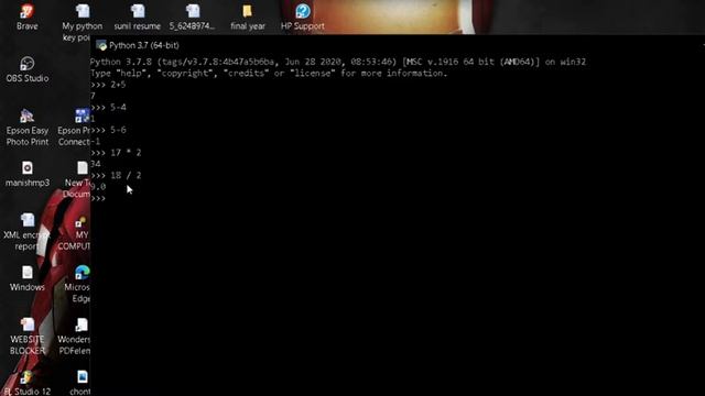 Python - 2 (some Mathematical Operations) смотреть онлайн
