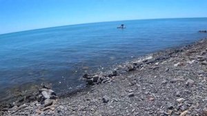 Пляж Abrau Beach в Абрау-Дюрсо. Июль 2022