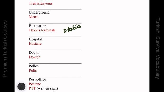 ON TURKISH SURVIVAL VOCABULARY - DON’T GO TO TURKEY BEFORE LEARNING THESE #Turkishfortourists смотреть онлайн