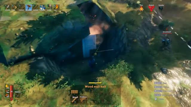 Valheim - No Map/No Portal Run - #11 Day 34: making paths and compasses смотреть онлайн