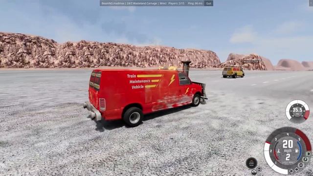 ESCAPE THE MAD MAX SEMI TRUCK! (BeamNG) смотреть онлайн