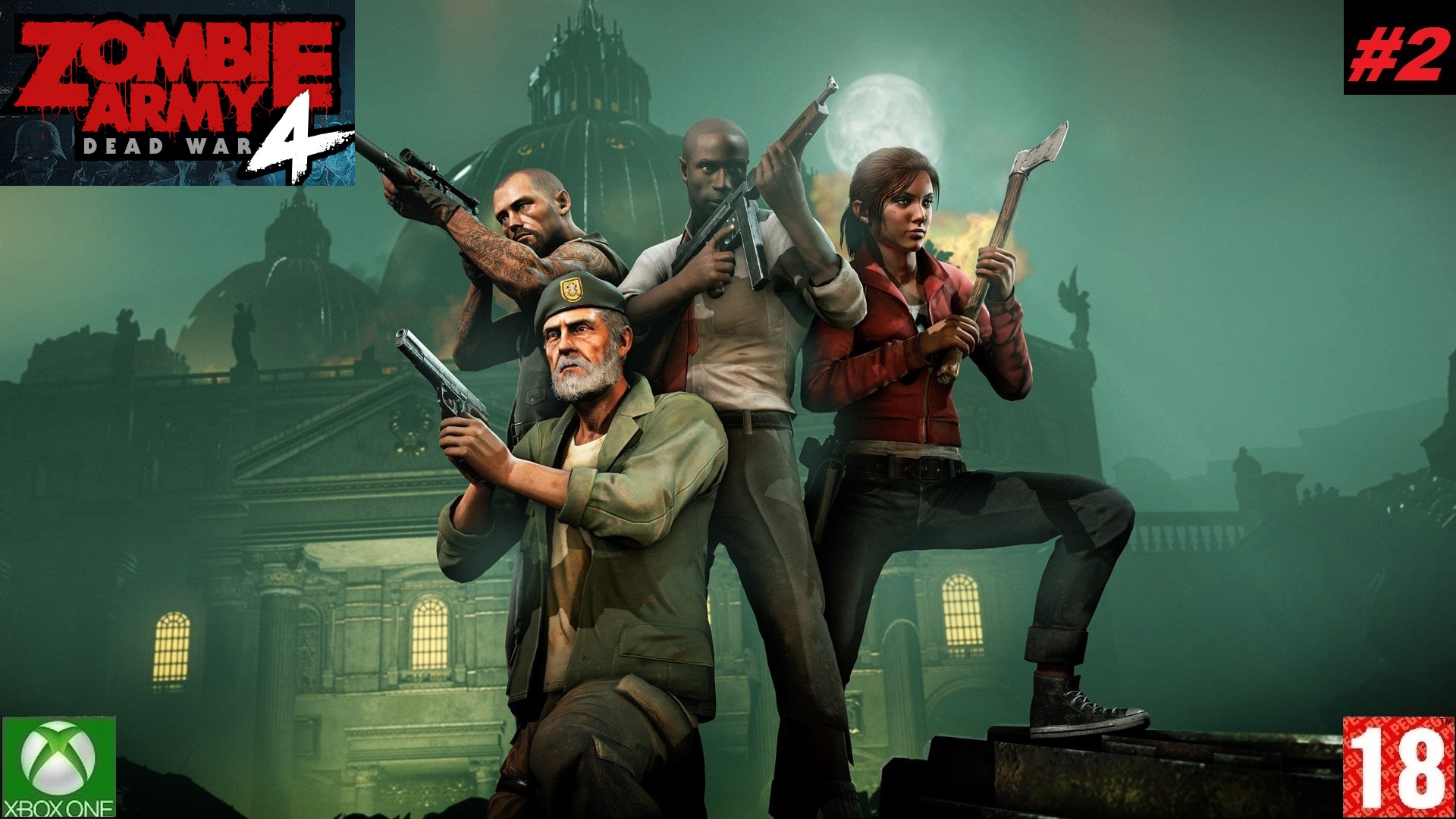 Zombie Army 4: Dead War - (Xbox One) - Приключение - #2, Каналы Смерти. (без комментариев)