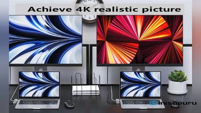 Minisopuru 192B USB-C Hub (4-in-1 for Macbook Air M2 ) | More Ports, Less Hassle for Your Macbook смотреть онлайн