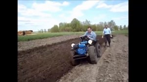 Самодельный трактор-переломка