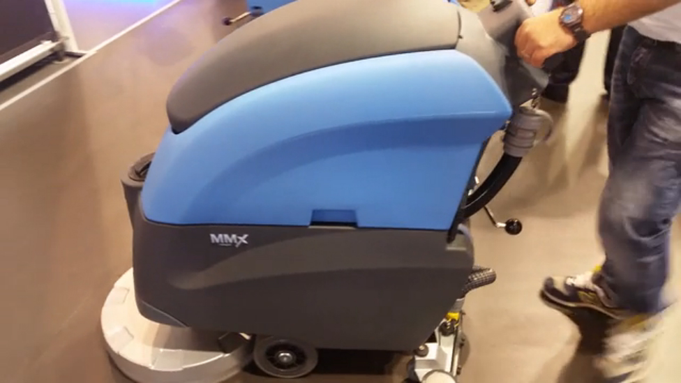 На выставке клининга поломоечная машина Fimap MMx смотреть онлайн