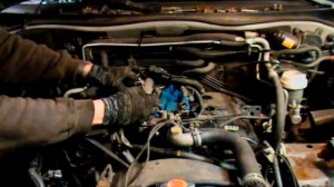 Mitsubishi Pajero Sport I 3.0. Замена свечей зажигания.