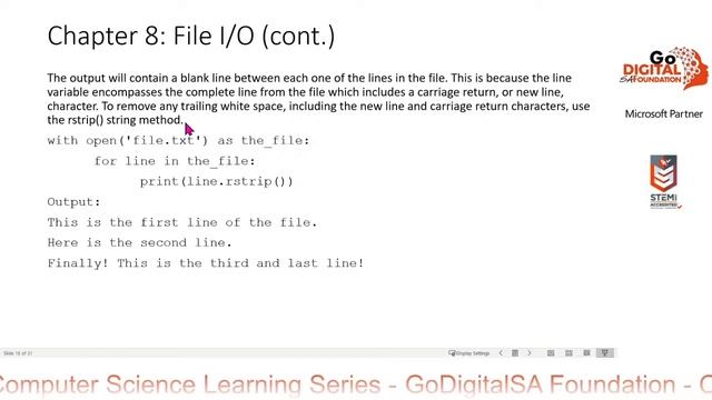 Computer Science Learning Series: Introduction to Python Programming - Unit 8 смотреть онлайн