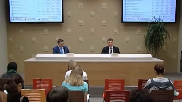Пресс-конференция Максима Решетникова смотреть онлайн