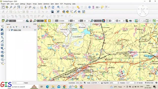 How to open PDF format map in QGIS and convert to Raster file смотреть онлайн