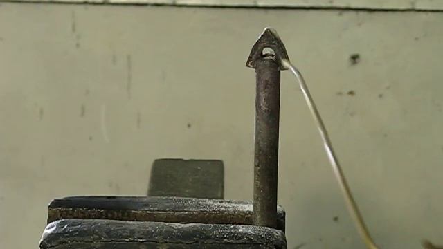 Пайка латунью твердосплавного наконечника смотреть онлайн