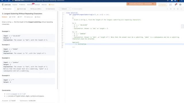 ? PLAY WITH ME | HALO INTERVIEW (Infinite) | Longest Substring w/o Repeated Characters | Python смотреть онлайн