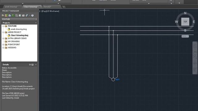 Motor Starting CkT Autocad Electrical смотреть онлайн