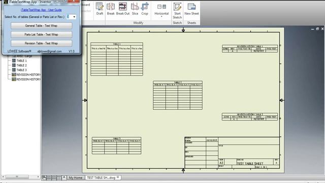 iTableTextWrap App - Autodesk Inventor - Wrap Table Column Title Text смотреть онлайн