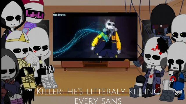 || Gachaclub || Sans Au's React to NECBUTANIMATOR vs SANS AU'S || смотреть онлайн
