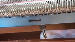 Вяжем комплект "Золотой песок" 1 ЧАСТЬ на Silver Reed LK-150. Описание и советы