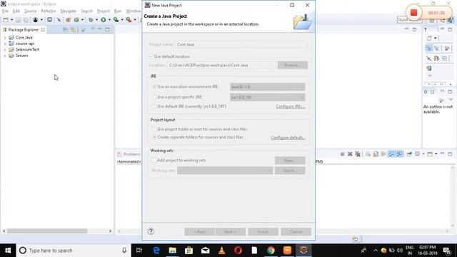 Create Java Project In Eclipse смотреть онлайн