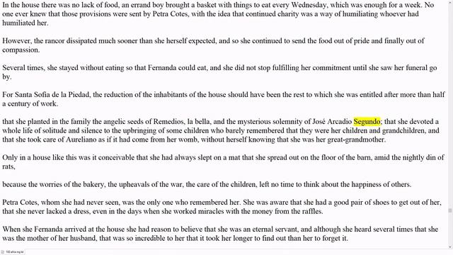 One Hundred Years of Solitude - Gabriel García Márquez | Best Parts (4) смотреть онлайн