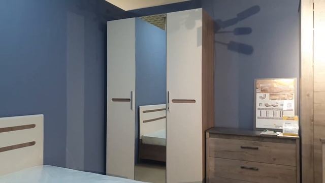 Арт.:160719/арт.: 160728; Коллекция мебели для спальни: Фьюжн; Цвет: бежевый/дуб сонома трюфель. смотреть онлайн