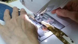 Урок 9. Лапка для пришивания косой бейки.