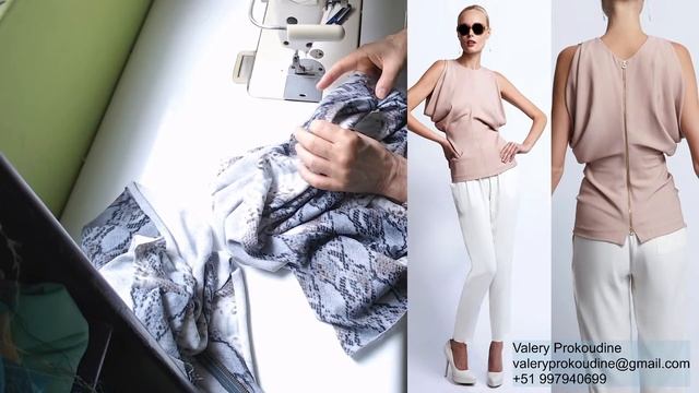 пошив блузки confección de blusa #курсыкройкиишитья #diseñodemodas #валерийпрокудиншитьё смотреть онлайн
