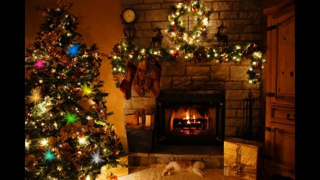 Звуки рождественского камина | 4K ULTRA HD | Расслабляющий камин смотреть онлайн