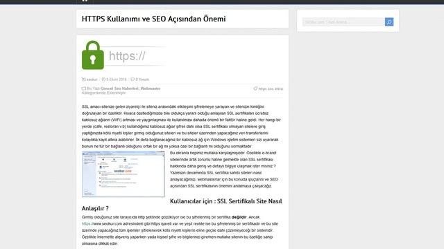 HTTPS Kullanımı ve SEO Açısından Önemi - Seokur.com смотреть онлайн